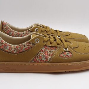 SNEAKERS BAREFOOT AUGUSTA MARRON ESTAMPADO FLORAL DE TERRETA