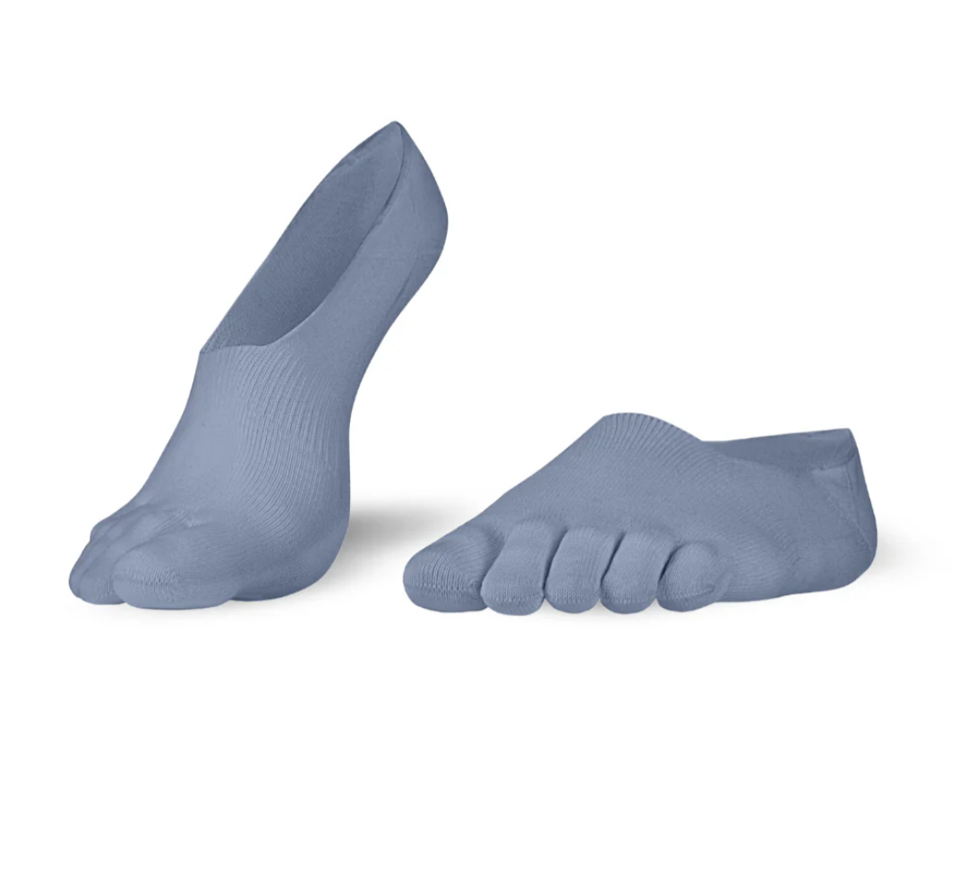 CALCETINES DE DEDOS " INVISIBLE" AZUL DE KNITIDO - Imagen 2