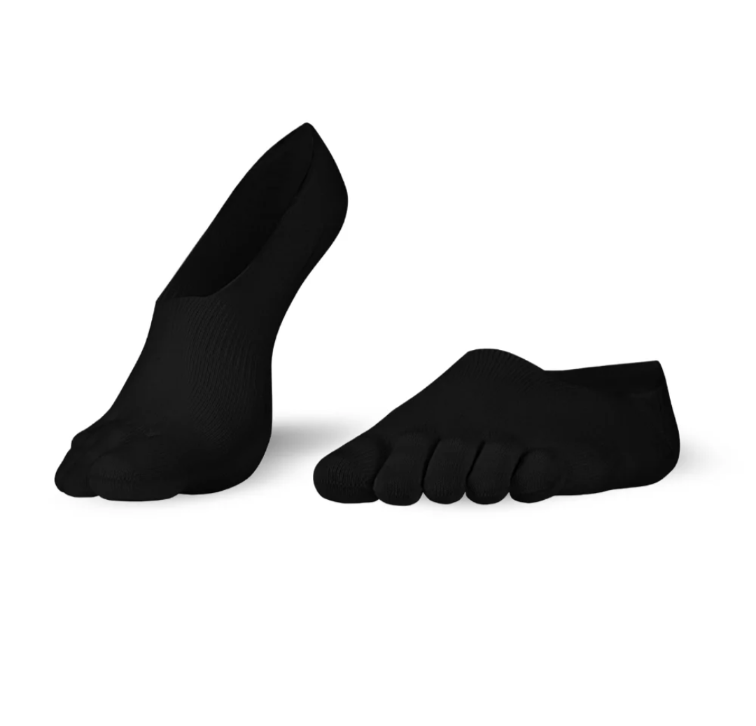 CALCETINES DE DEDOS " INVISIBLES" NEGRO DE KNITIDO - Imagen 2